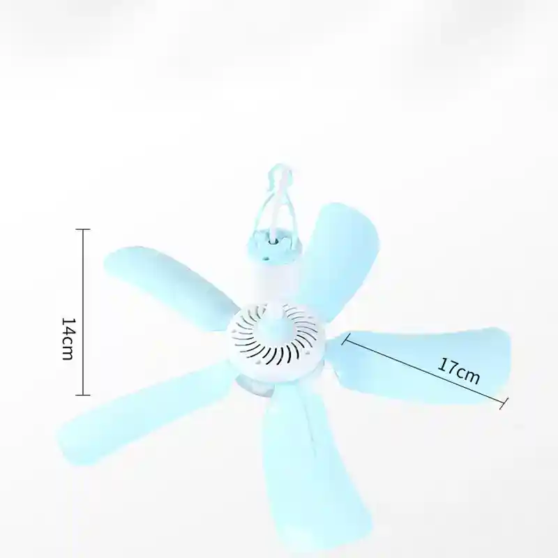 Mini portable ceiling fan 17”