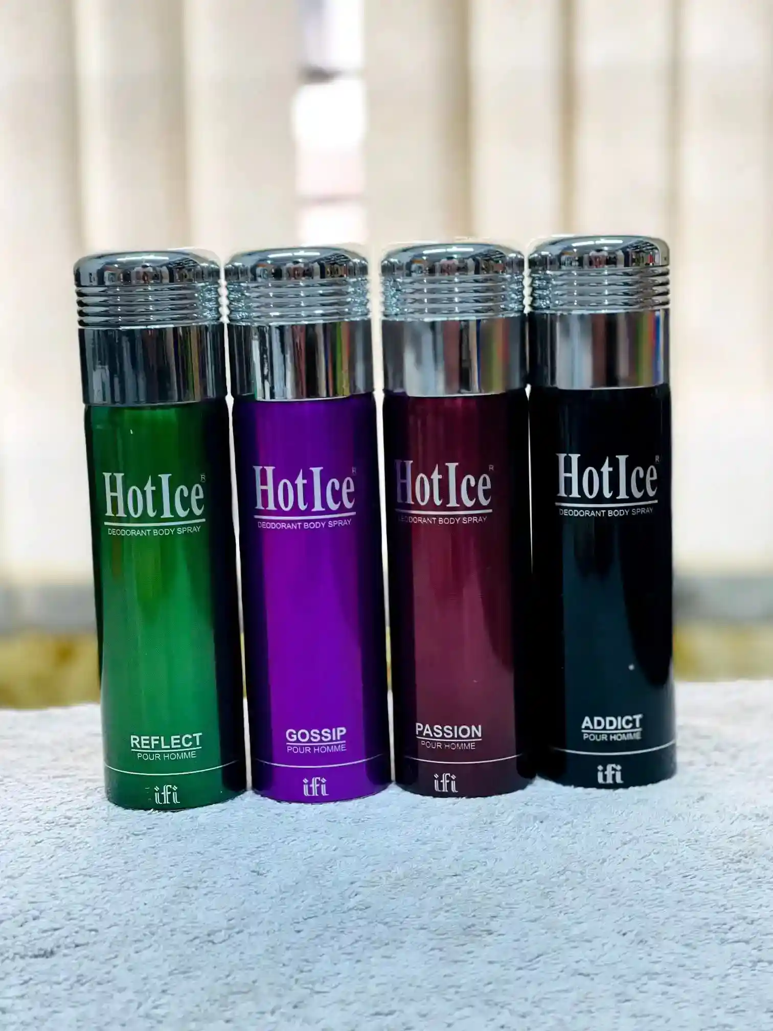 200 ML Hot Ice Band 4 pcs Body Spay Combo